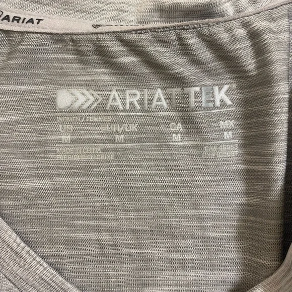 Ariat Gray Sleeveless Top - Picture 2 of 5